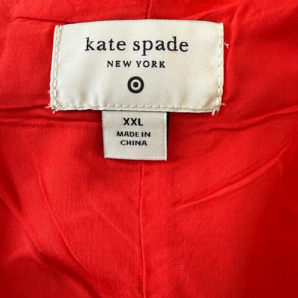 Kate Spade New York X Target Scalloped Mini Shift Dress Bright Red Size XXL - Picture 4 of 10